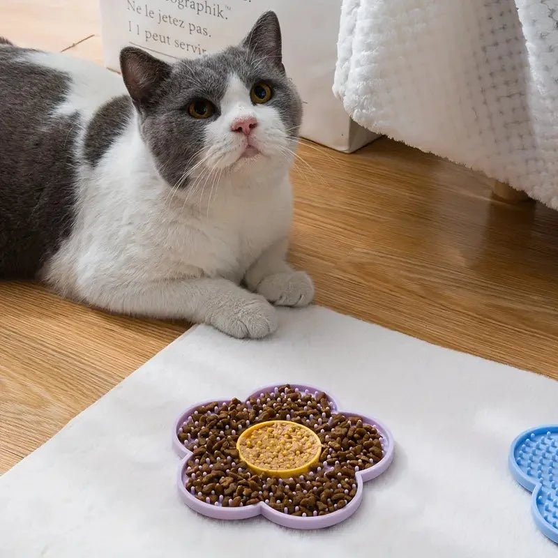 Tapis à lécher en silicone pour chat et chien - Oscar et Plume