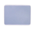 Load image into Gallery viewer, Tapis de litière double couche Oscar et Plume Bleu / 30x30cm
