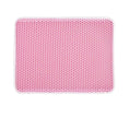 Load image into Gallery viewer, Tapis de litière double couche Oscar et Plume Rose / 30x30cm
