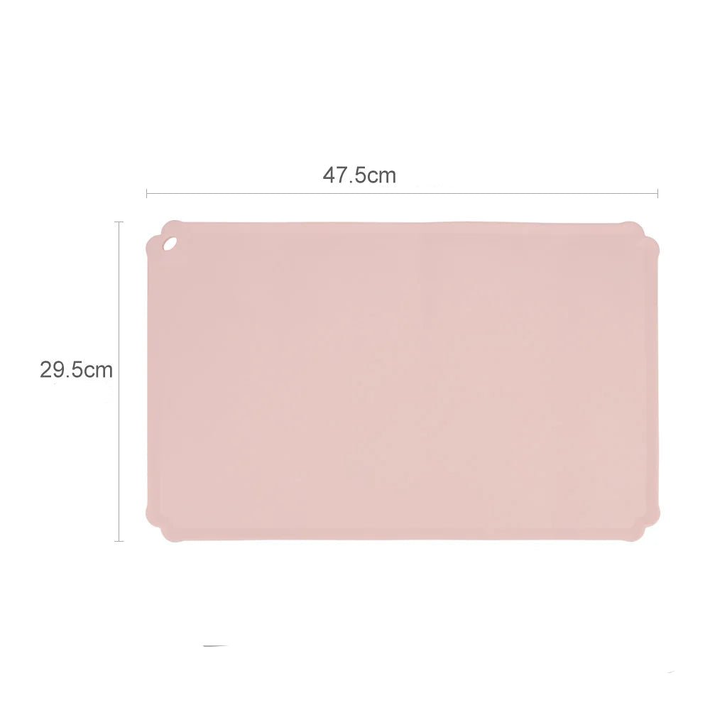 Tapis En Silicone Pour gamelle Oscar et Plume Rose