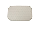 Tapis en silicone pour gamelle chien avec un motif de pattes antidérapant et facile à nettoyer