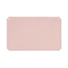 Tapis en silicone pour gamelle rose signé Oscar et Plume, antidérapant et facile à nettoyer