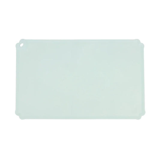 Tapis en silicone pour gamelle couleur blanche de la marque Oscar et Plume pour protéger les surfaces