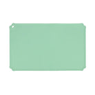 Tapis en silicone pour gamelle de couleur verte pastel avec angle arrondi Oscar et Plume