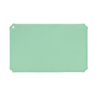 Tapis en silicone pour gamelle de couleur verte pastel avec angle arrondi Oscar et Plume