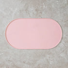 Tapis gamelle chien rose en silicone pour éviter les éclaboussures et les déversements