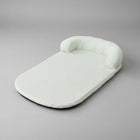 Tapis rafraichissant pour chien Oscar et Plume en tissu texturé avec appui-tête confortable