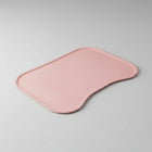 Tapis silicone gamelle rose pour animaux conçu par Oscar et Plume, antidérapant et facile à nettoyer