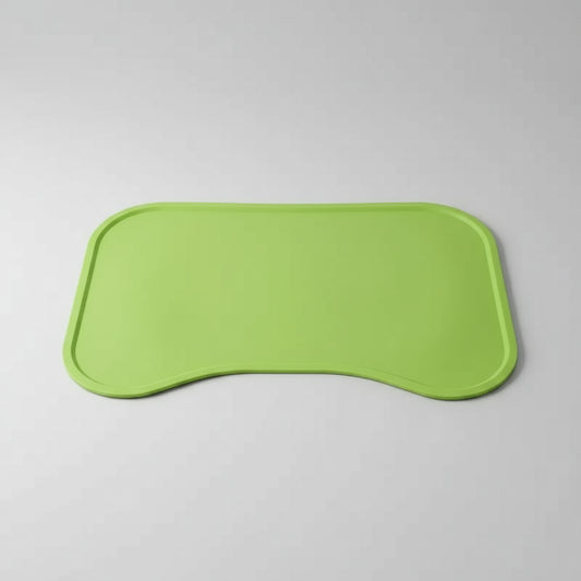 Tapis silicone gamelle vert clair antidérapant pour chien et chat de la marque Oscar et Plume