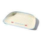 Tapis silicone pour Chien et chat avec un design de carreaux pour un look moderne