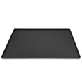 Load image into Gallery viewer, Tapis silicone pour gamelle Oscar et Plume Noir / 29.5X29.5CM
