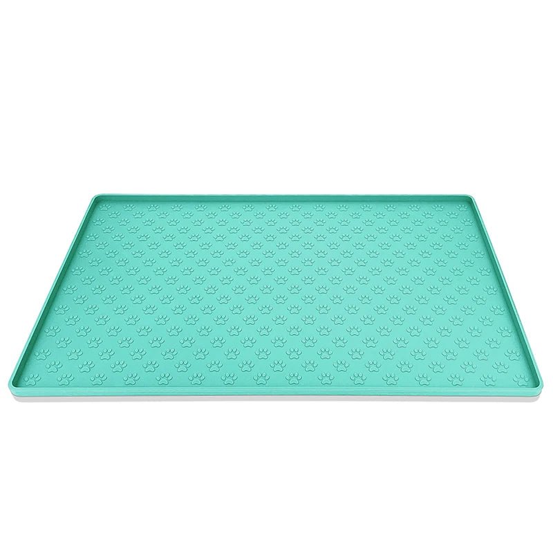 Tapis silicone pour gamelle Oscar et Plume Vert clair / 29.5X29.5CM