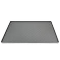 Charger l'image dans la visionneuse de la galerie, Tapis silicone pour gamelle Oscar et Plume Gris / 29.5X29.5CM
