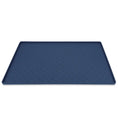 Charger l'image dans la visionneuse de la galerie, Tapis silicone pour gamelle Oscar et Plume Bleu marine / 29.5X29.5CM
