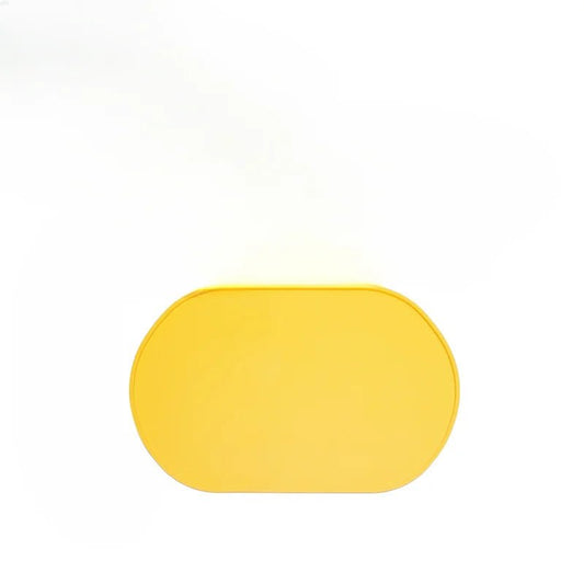 Tapis silicone pour gamelle Oscar et Plume jaune / S (43x29 cm)