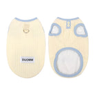 Tee-shirt chaud pour chat en coton doux avec un design léger et boutons décoratifs