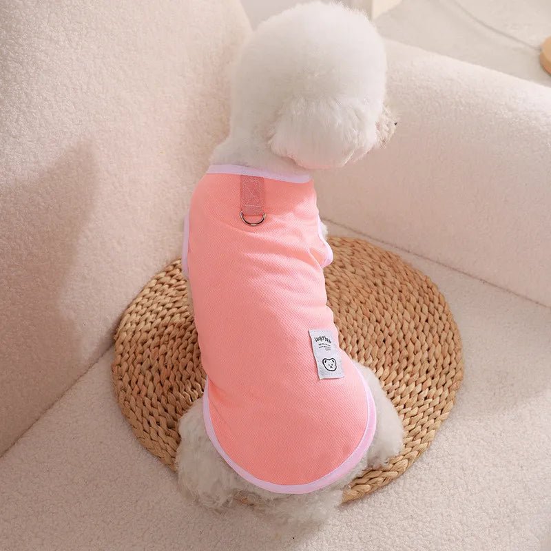 Tee-shirt léger pour petit chien Oscar et Plume Rose / XS