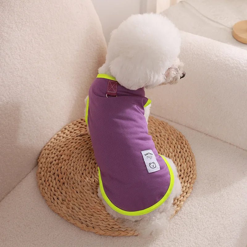 Tee-shirt léger pour petit chien Oscar et Plume Violet / XS