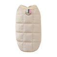 Load image into Gallery viewer, Veste d'hiver en coton pour chien - Les Bonnes Affaires Oscar et Plume Beige / L
