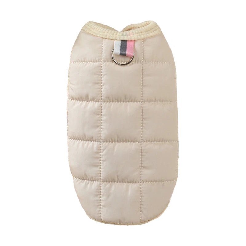 Veste d'hiver en coton pour chien Oscar et Plume Beige / XS