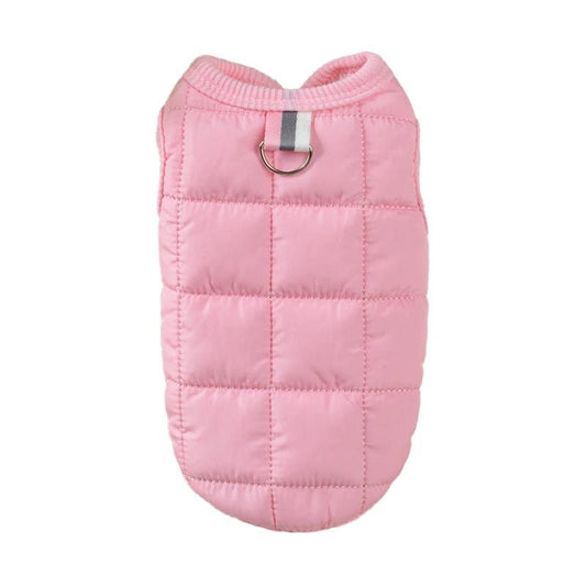 Veste d'hiver en coton pour chien Oscar et Plume Rose / XS