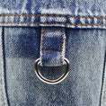 Charger l'image dans la visionneuse de la galerie, Veste en Jean Pour Chien Oscar et Plume Bleu / XS
