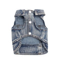 Load image into Gallery viewer, Veste en Jean Pour Chien Oscar et Plume Bleu / XS
