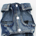 Load image into Gallery viewer, Veste en Jean Pour Chien Oscar et Plume Bleu / XS
