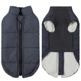 Load image into Gallery viewer, Veste hiver coupe-vent pour chien Oscar et Plume Gris / XS
