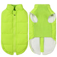 Load image into Gallery viewer, Veste hiver coupe-vent pour chien Oscar et Plume Vert / XS
