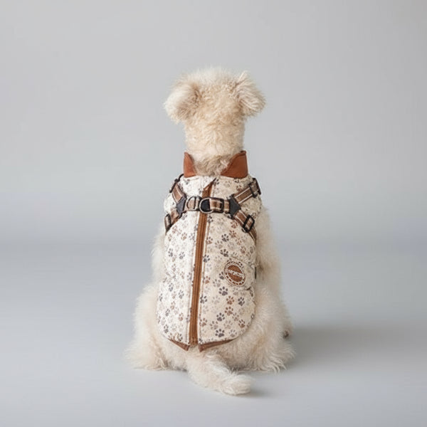 Veste imperméable pour chien Oscar et Plume avec motifs élégants et ajustements confortables