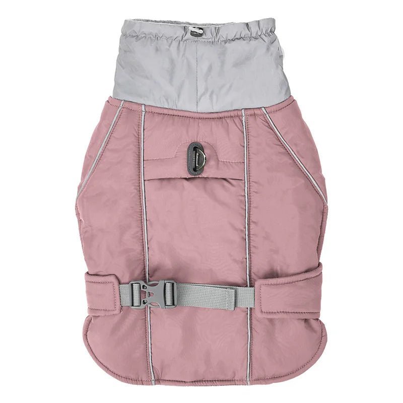 Veste imperméable pour petits, moyens et grands chiens Oscar et Plume Rose / S