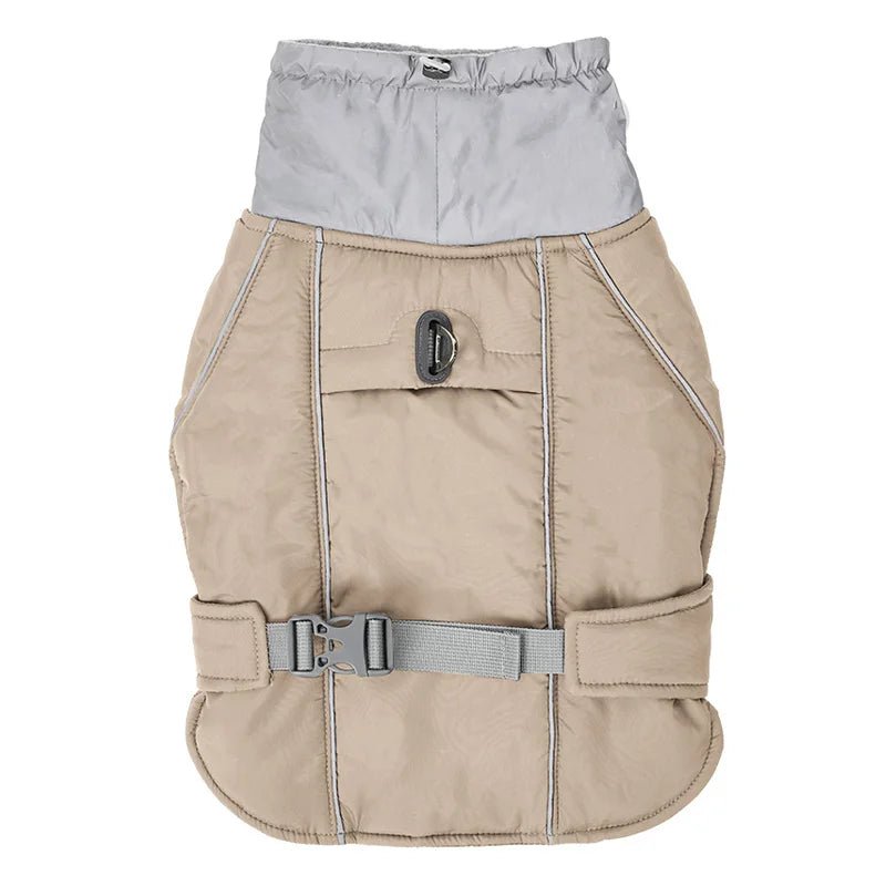 Veste imperméable pour petits, moyens et grands chiens Oscar et Plume Beige / S