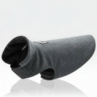 Veste polaire pour chien grise en matière douce et chaude avec col montant confortable