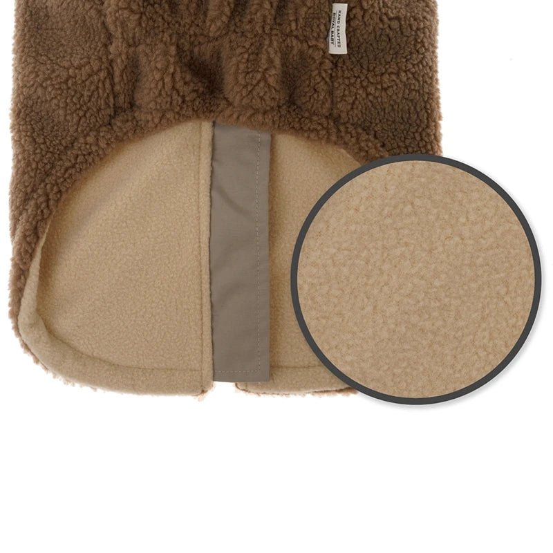 Veste polaire pour petit chien Oscar et Plume Beige / S