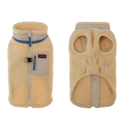 Veste polaire pour petit chien Oscar et Plume Beige / S