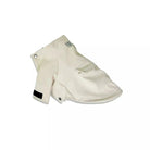 Veste pour lévrier blanche de la marque Oscar et Plume avec poche et boutons-pression