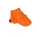 Veste pour lévrier orange vif avec poche et fermeture à boutons pression par Oscar et Plume